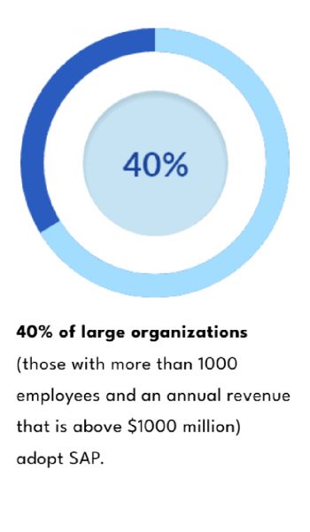 how many companies are using sap tools